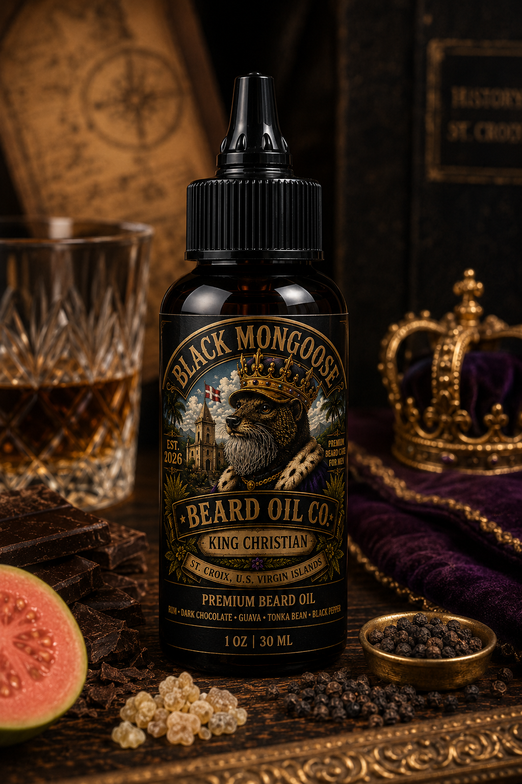 Black Mongoose Beard Oil Co. - King Christian