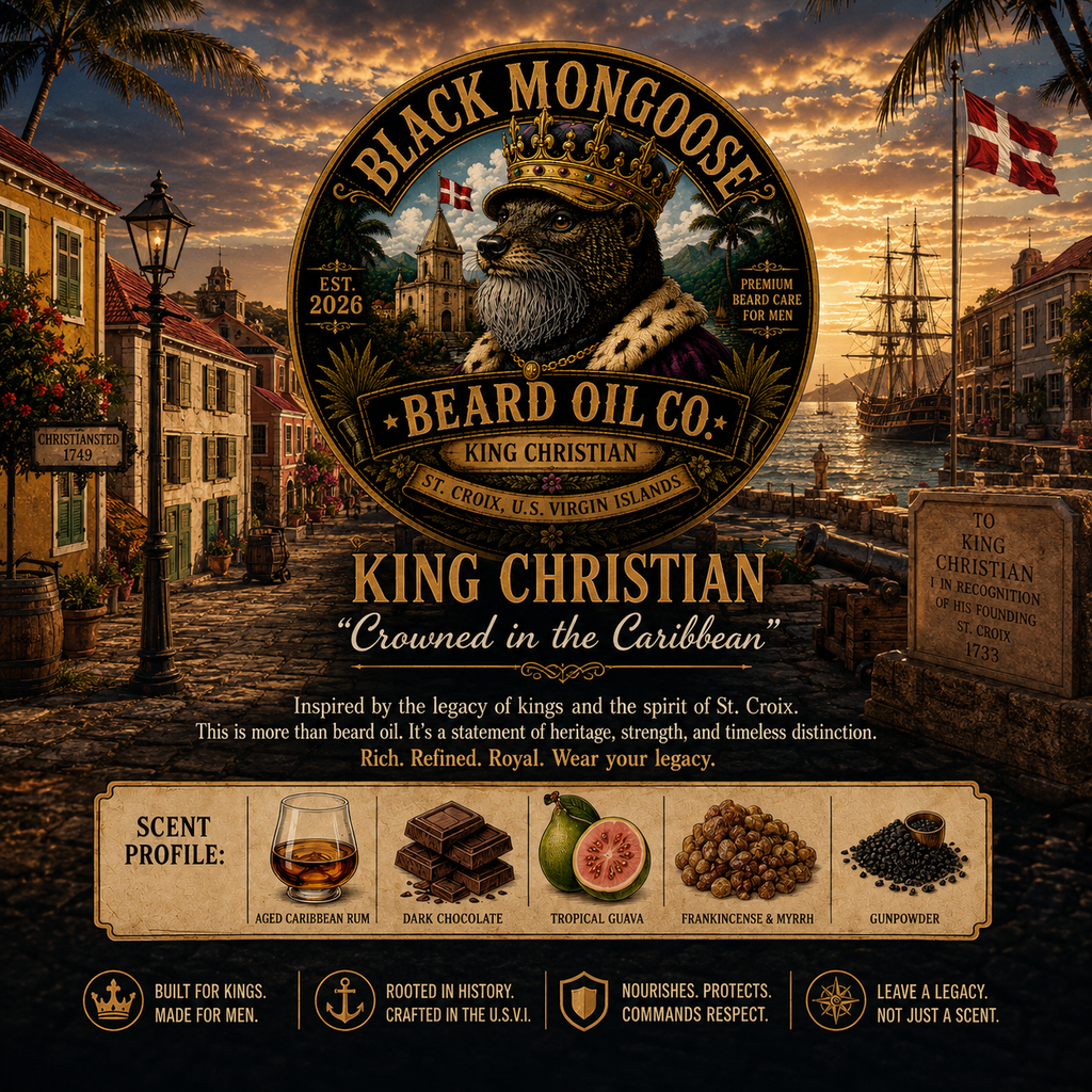 Black Mongoose Beard Oil Co. - King Christian