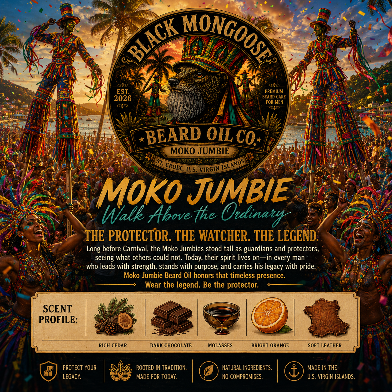 Black Mongoose Beard Oil Co. - Moko Jumbie