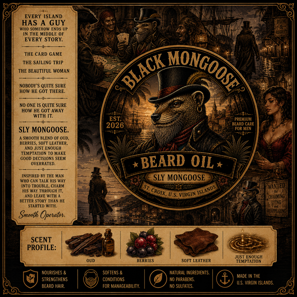 Black Mongoose Beard Oil Company- Sly Mongoose