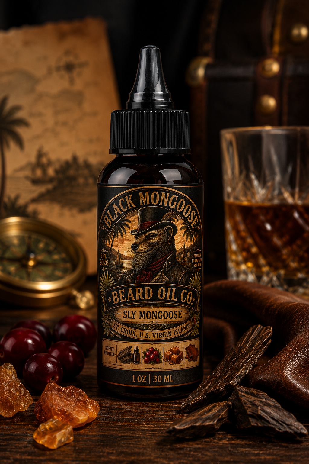 Black Mongoose Beard Oil Company- Sly Mongoose